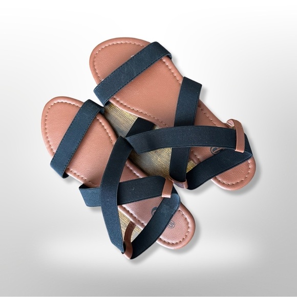 Shoes - NWOT NEVER WORN Brand Unknown Size 10 Women’s Elastic Strappy Sandals